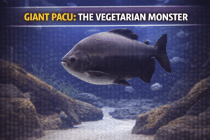 Giant Pacu Care Guide: Tank Size, Diet, and Growth of Piranha Cousins - Freshwater Aquarium Illustration