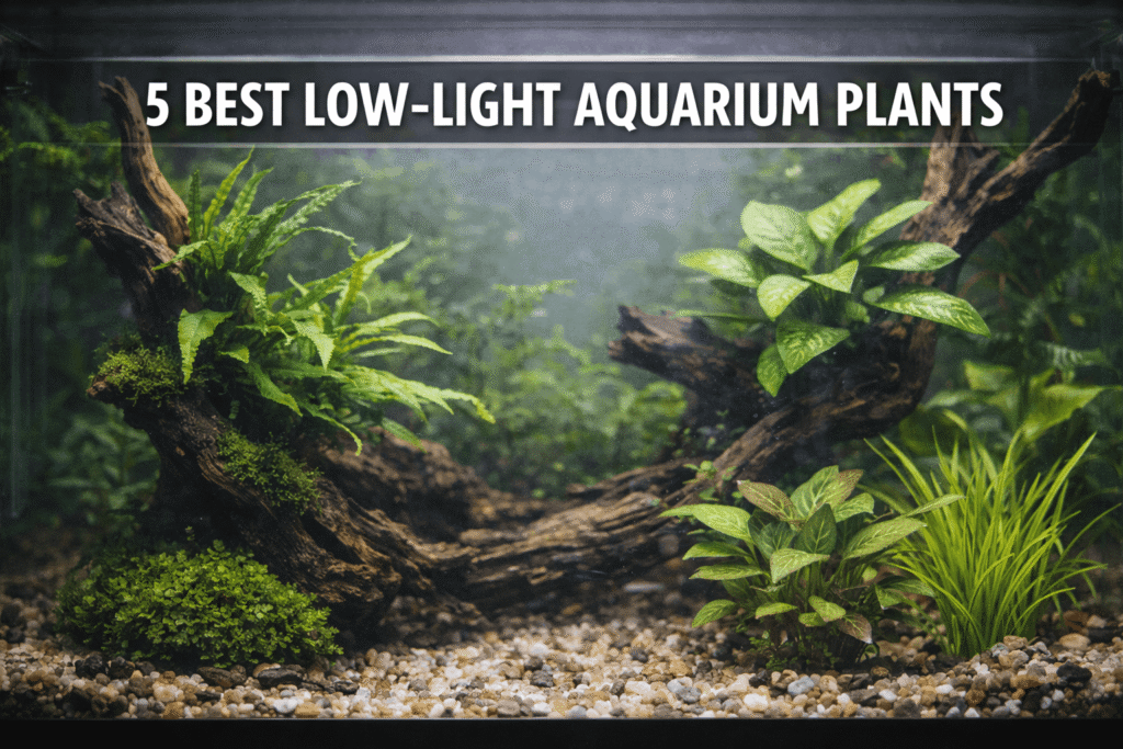 5 Best Low-Light Plants for a Low-Maintenance Aquarium